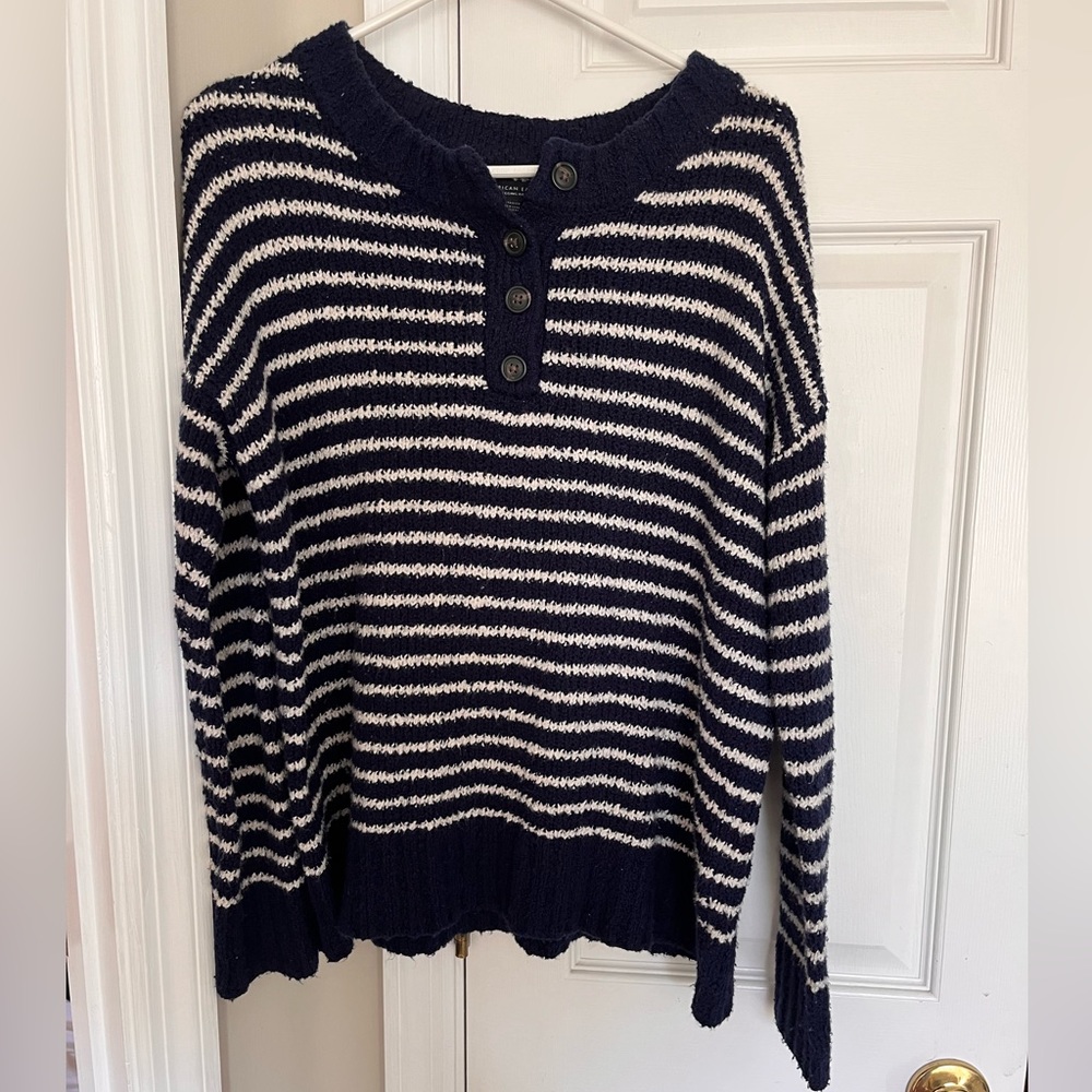 american eagle striped sweater